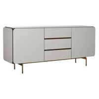 Dressoir Home ESPRIT Wit Bruin Gouden Hout Hout MDF 183 X 41,5 X 80 cm