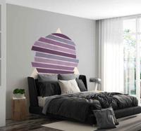 Geometrische cirkel lavendel kleur - thumbnail