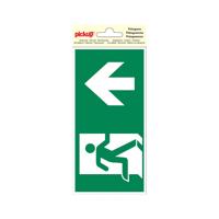 Deco picto nooduitgang 20x20cm - Pickup