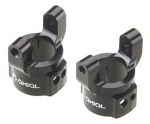 Aluminum C Hub Carrier - Black (2pcs) (AX30495)