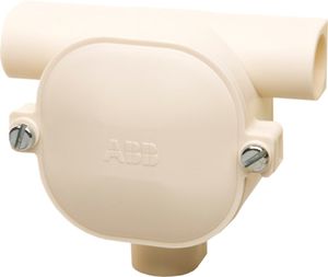 ABB Top-T-Doos 5/8 cremewit