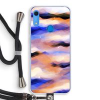 Donkere Wolken: Huawei Y6s Transparant Hoesje met koord