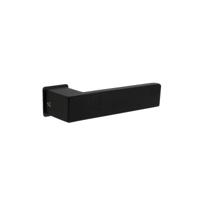 Intersteel Deurkruk Amsterdam op minimalistische rozetten - RVS/mat zwart