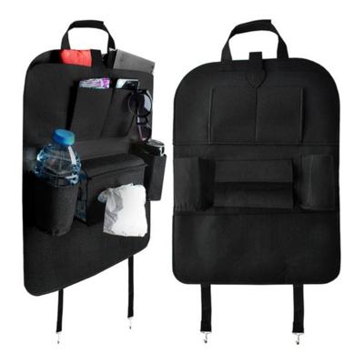 Xtrobb Autostoel organizer - 2x - zwart - vilt - 7 vakken - opbergen - auto accessoires Xtrobb Autostoel organizer - 2x - zwart - vilt - 7 vakken - opbergen - auto accessoires