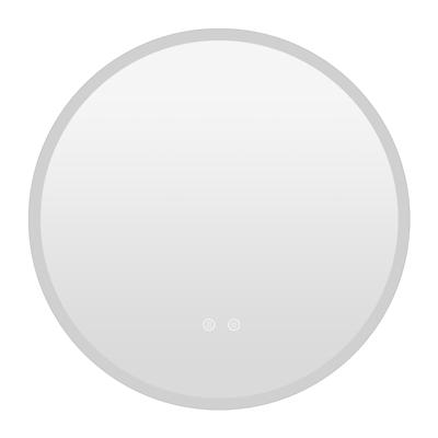 70 cm Ronde LED-badkamerspiegel Wandgemonteerde Make-upspiegel Met Achtergrondverlichting En 3 Lichtkleuren