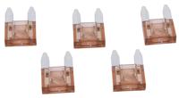 Dresselhaus zekering platte stekker "mini" flat fuse mini 5a light brown / 5 pcs.