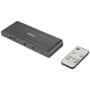 SpeaKa Professional SP-HDA-300 2 + 1 poorten HDMI-switch UHD 4K @ 60 Hz