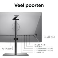 HP Z24q G3 LED-monitor Energielabel F (A - G) 60.5 cm (23.8 inch) 2560 x 1440 Pixel 16:9 5 ms HDMI, DisplayPort, USB 3.1 Gen 1 IPS LED - thumbnail