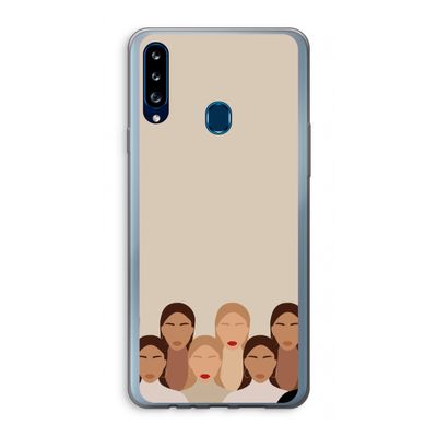 Girls girls girls: Samsung Galaxy A20s Transparant Hoesje
