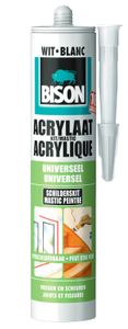 bison acrylaatkit wit koker 310 ml