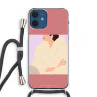 Cosy: iPhone 12 mini Transparant Hoesje met koord