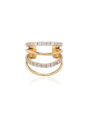 Yvonne Léon bijou d'oreille en or 18ct orné de diamants