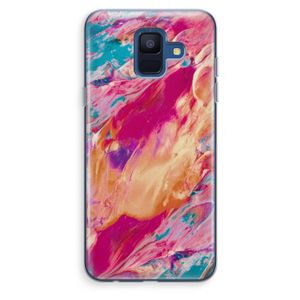 Pastel Echoes: Samsung Galaxy A6 (2018) Transparant Hoesje