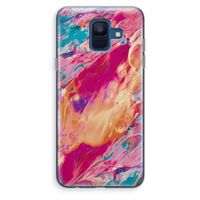 Pastel Echoes: Samsung Galaxy A6 (2018) Transparant Hoesje