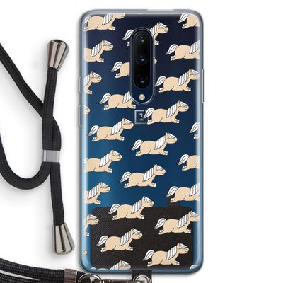 Ponys: OnePlus 7 Pro Transparant Hoesje met koord
