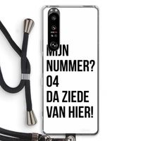 Da ziede van hier: Sony Xperia 1 III Transparant Hoesje met koord