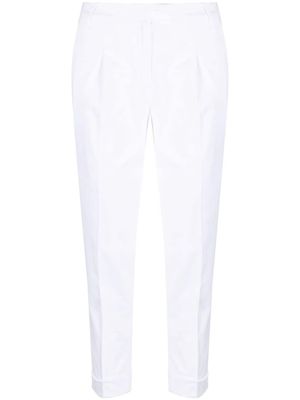 Jacob Cohën pantalon Nicole à coupe courte - Blanc