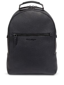 Ferragamo embroidered logo backpack - Noir