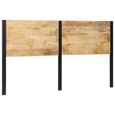 Hoofdeinde 180 cm massief hout mango en ijzer