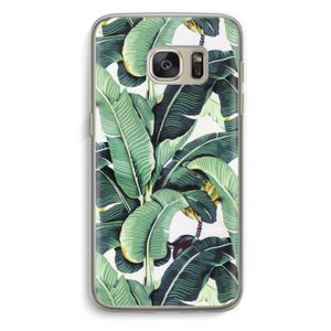 Bananenbladeren: Samsung Galaxy S7 Transparant Hoesje
