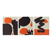 Canvas DKD Home Decor Circle Art Pijnboom Canvas 40 x 1,8 x 50 cm