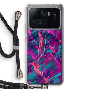 Pink Clouds: Xiaomi Mi 11 Ultra Transparant Hoesje met koord