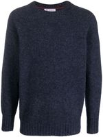 Brunello Cucinelli pull à encolure ras du cou - Bleu