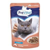 PREVITAL Salmon in gravy - nat kattenvoer - 100g