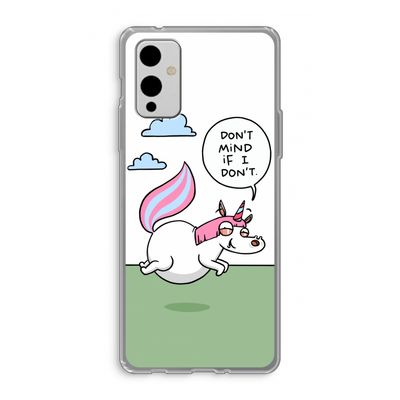 Unicorn: OnePlus 9 Transparant Hoesje
