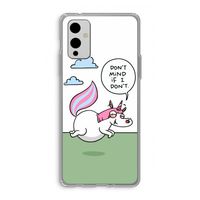 Unicorn: OnePlus 9 Transparant Hoesje