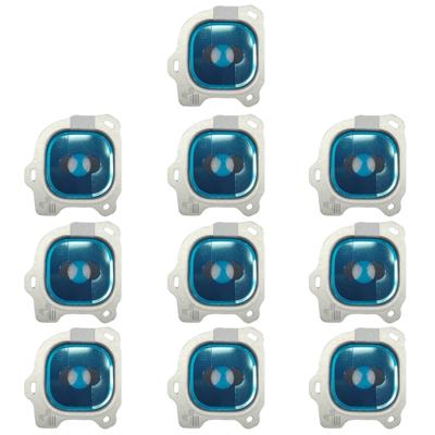 10 STKS camera lens cover voor Galaxy J6 (2018) (zilver)