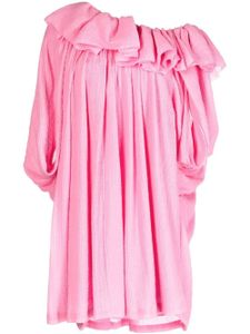 3.1 Phillip Lim robe volantée à design asymétrique à une épaule - Rose