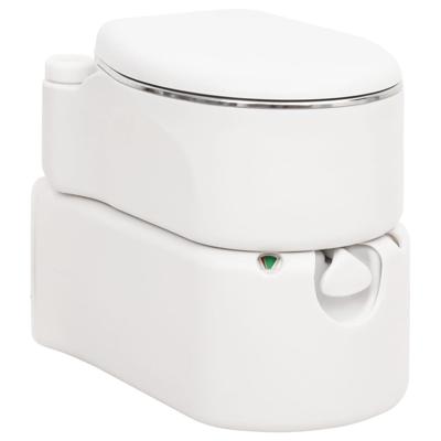 Campingtoilet gentegreerd 24+17 L HDPE en staal wit