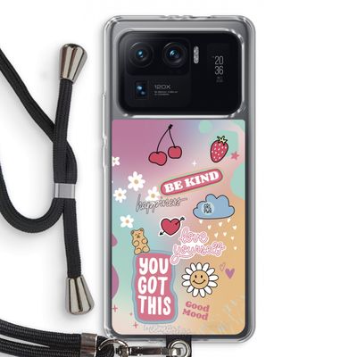Positivity: Xiaomi Mi 11 Ultra Transparant Hoesje met koord