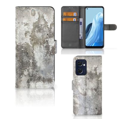 OPPO Find X5 Lite | Reno 7 5G | Bookcase | Beton Print