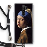 The Pearl Earring: Xiaomi Redmi 9 Transparant Hoesje met koord