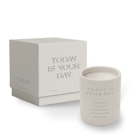 The Gift Label Today Is Your Day Cemented Candle 170gr