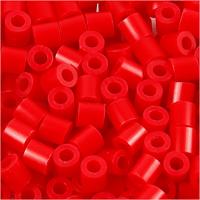 NABBI Strijkkralen, afm 5x5 mm, gatgrootte 2,5 mm, medium, rood (32231), 1100 stuk/ 1 doos