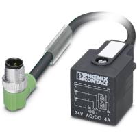 Phoenix Contact 1439353 Sensor/actuator connector, geassembleerd M12 Aantal polen (sensoren): 3 Stekker, haaks 1.50 m 1 stuk(s)