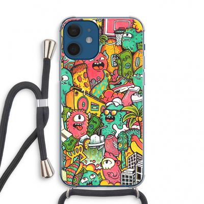 Vexx City: iPhone 12 mini Transparant Hoesje met koord