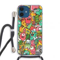 Vexx City: iPhone 12 mini Transparant Hoesje met koord