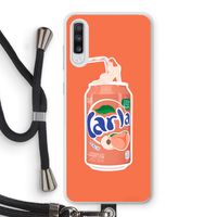 S(peach)less: Samsung Galaxy A70 Transparant Hoesje met koord