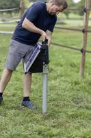 AKO grondanker voor 8 25watt zonnepaneel