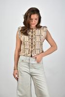 Marant Etoile gilet Cerza GI0050FA-C1J03E ecru