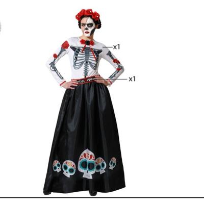Kostuum Skelet Mexicaanse Multicolour - Maat: XXL - Maat: XXL