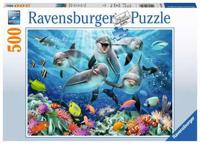 Ravensburger Dolfijnen in het Koraalrif, 500st. - thumbnail