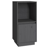 The Living Store Dressoir - Modern - Meubelen - 38 x 35 x 80 cm - Grijs