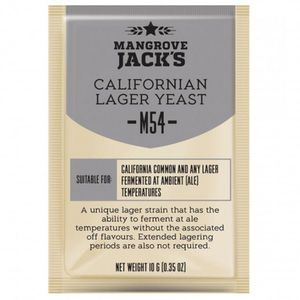 Gedroogde biergist Californian Lager M54 - 10 g - Mangrove Jack's Craft Series