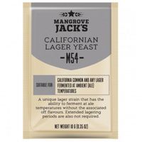 Gedroogde biergist Californian Lager M54 - 10 g - Mangrove Jack's Craft Series
