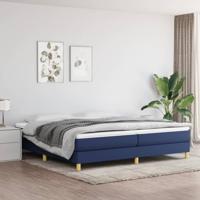 Bedframe zonder matras stof blauw 200x200 cm